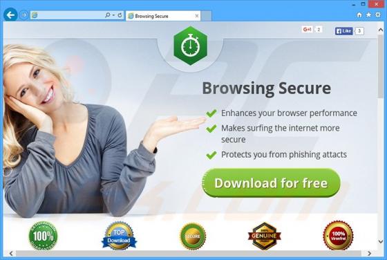 Software publicitario Browsing Secure