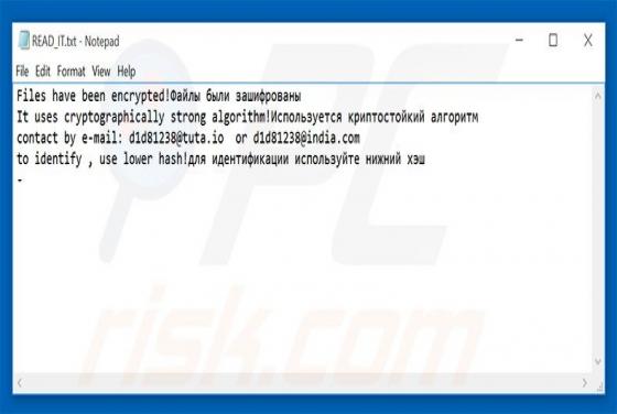 Virus encriptador 8lock8