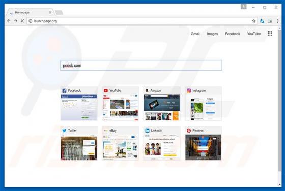 Redireccionamiento a Launchpage.org