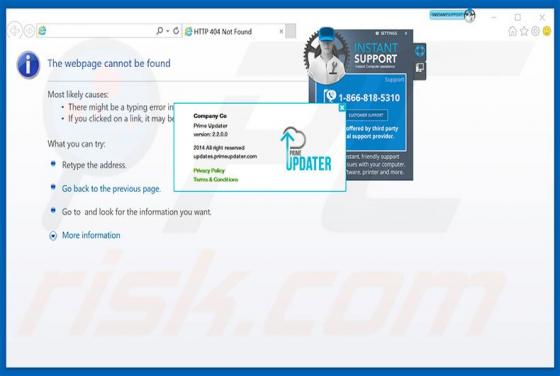 Software publicitario Prime Updater