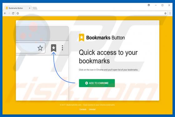 Software publicitario Bookmarks Button