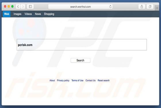 Redireccionamiento a Search.worthut.com (Mac)