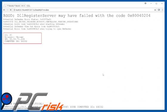 Estafa You May Have Suspicious Activity On Your PC