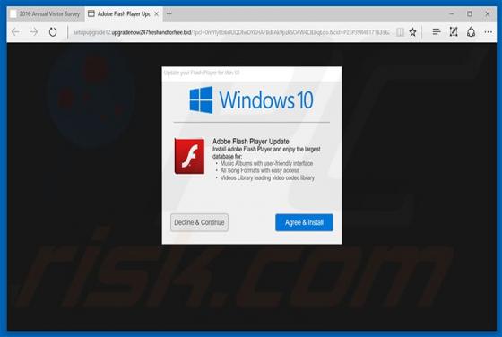 Estafa de Adobe Flash Player Update