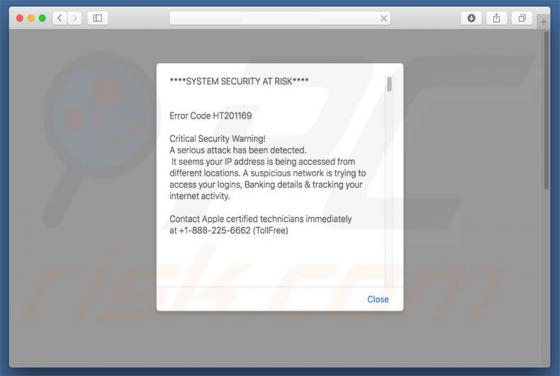 Estafa Critical Security Warning! (Mac)