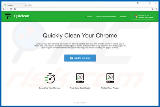 Software publicitario Quiclean