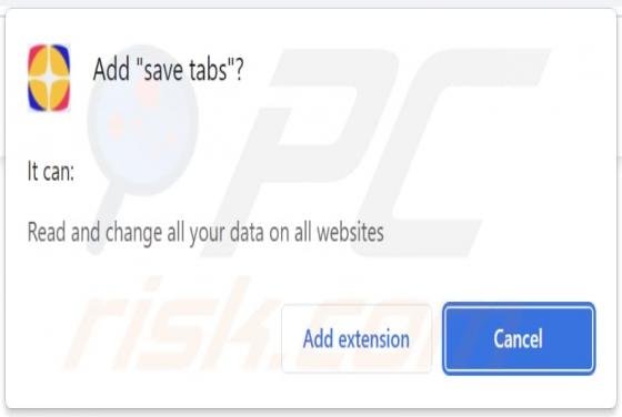 Software publicitario Save Tabs