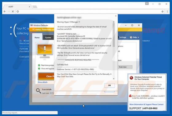 Estafa Warning: Hyper-V Manager