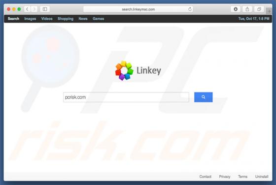 Redireccionamiento a Search.linkeymac.com (Mac)