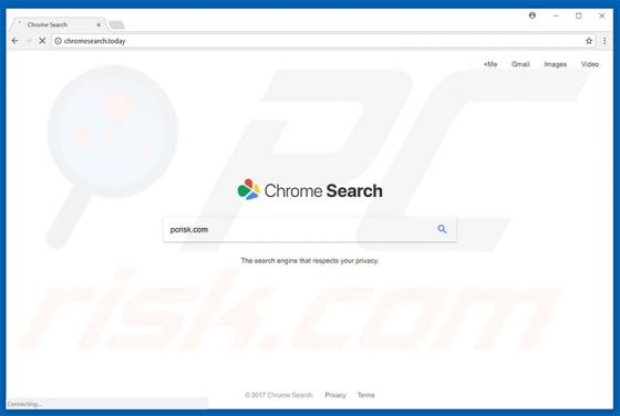 Redireccionamiento a Chromesearch.today