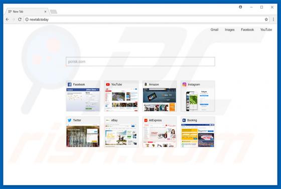 Redireccionamiento a Newtab.today