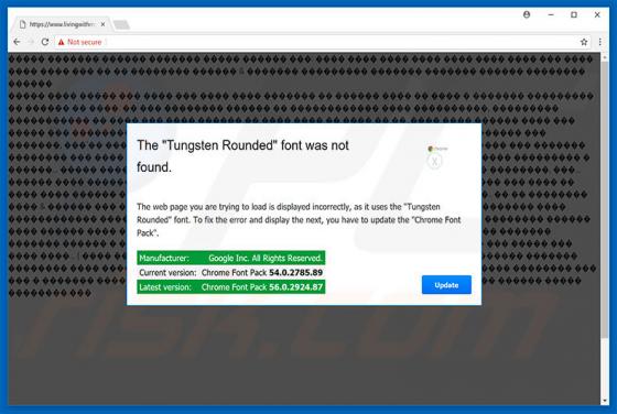 Estafa The Tungsten Rounded Font Was Not Found