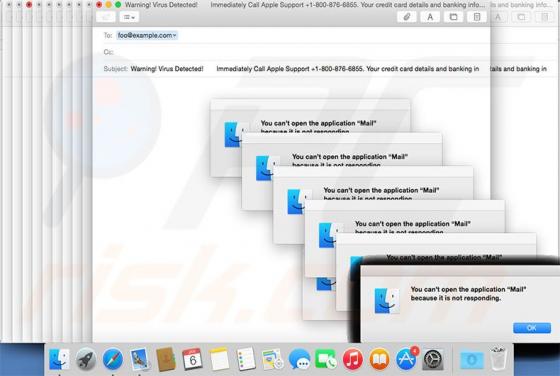 Fraude de Immediately Call Apple Support (Mac)