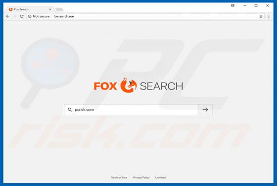 Redireccionamiento a Foxsearch.me