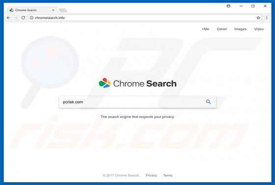 Redireccionamiento a Chromesearch.info