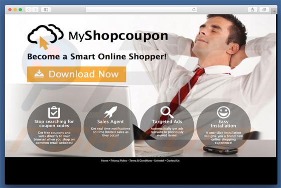 Software publicitario MyShopcoupon (Mac)