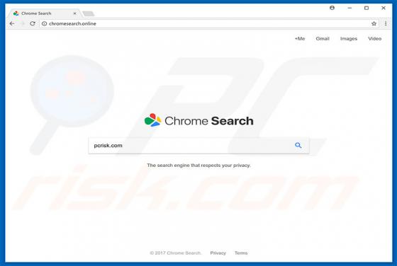 Redireccionamiento a Chromesearch.online