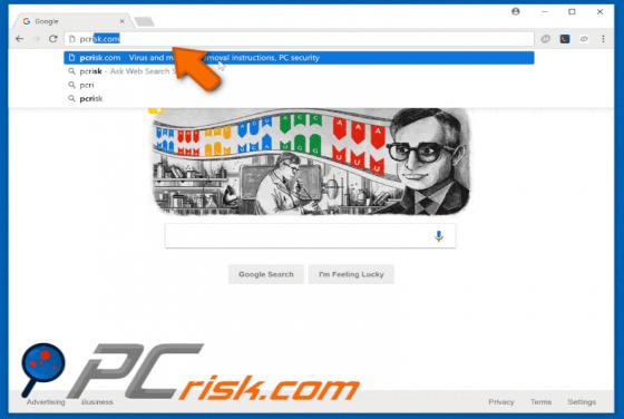 Virus de redireccionamiento en Chrome