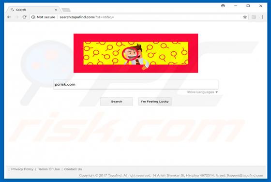 Redireccionamiento a Search.tapufind.com
