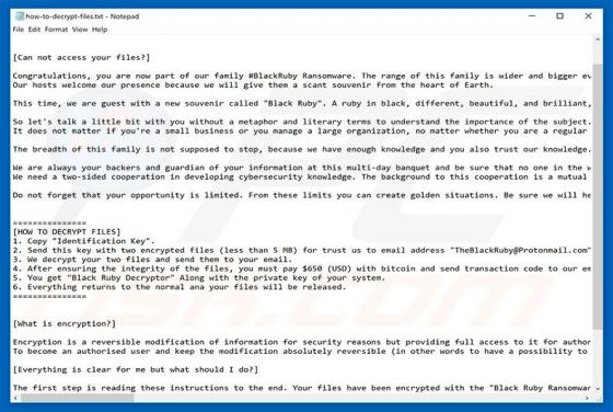 Cibersecuestro BlackRuby