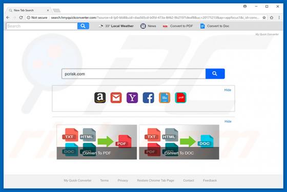 Redireccionamiento a Hmyquickconverter.com