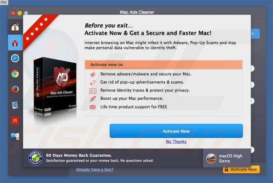Programa basura Mac Ads Cleaner (Mac)