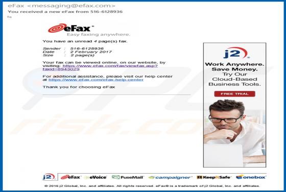 Correo basura eFax