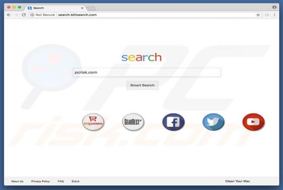 Redireccionamiento a Search.bittsearch.com (Mac)