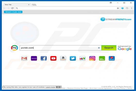 Redireccionamiento a Streamfrenzy.com