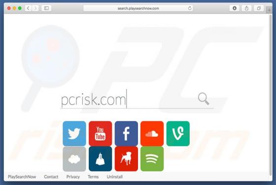 Redireccionamiento a Search.playsearchnow.com (Mac)