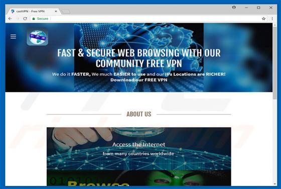 Software publicitario CastVPN