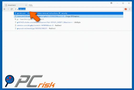 Redireccionamiento a Feed.incognitosearches.com