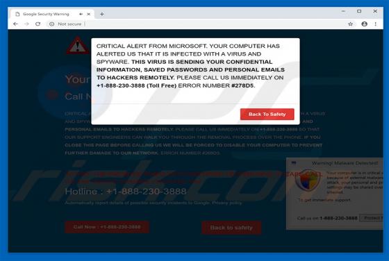 Estafa en pop-up Virus Is Sending Your Information To Hackers