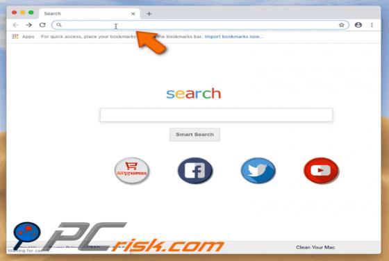 Redireccionamiento a Find.coinup.org (Mac)