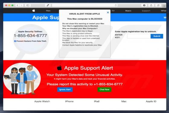 Estafa This Mac Computer Is BLOCKED POP-UP (Mac)