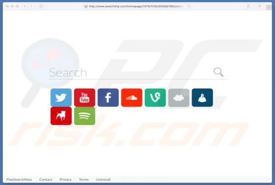Redireccionamiento a Searchshp.com (Mac)