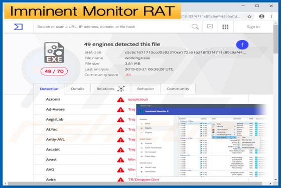 Herramienta de acceso remoto Imminent Monitor