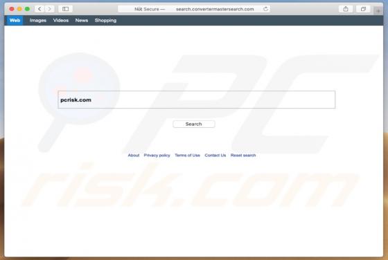 Redireccionamiento a Search.convertermastersearch.com (Mac)