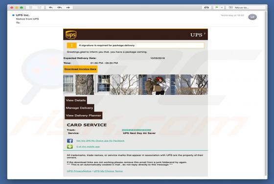 "UPS Email Virus"